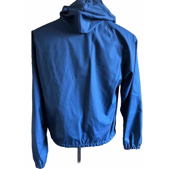 Woolrich Jacket Men’s M 6169 Navy Drawstring Hood WPL6635 USA Shacket NEW Vtg - Picture 4 of 12